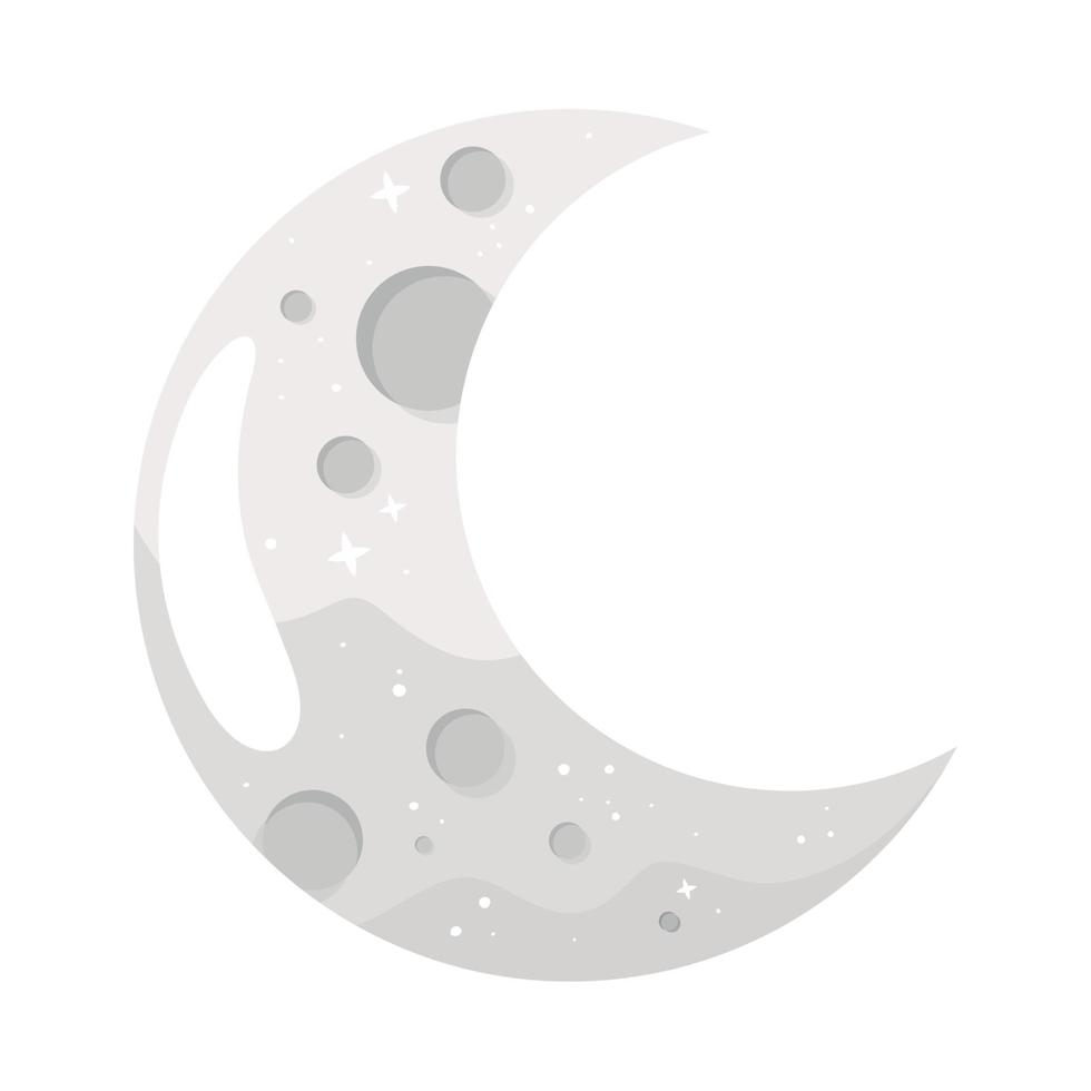 Crescent Moon Vector Art PNG Images