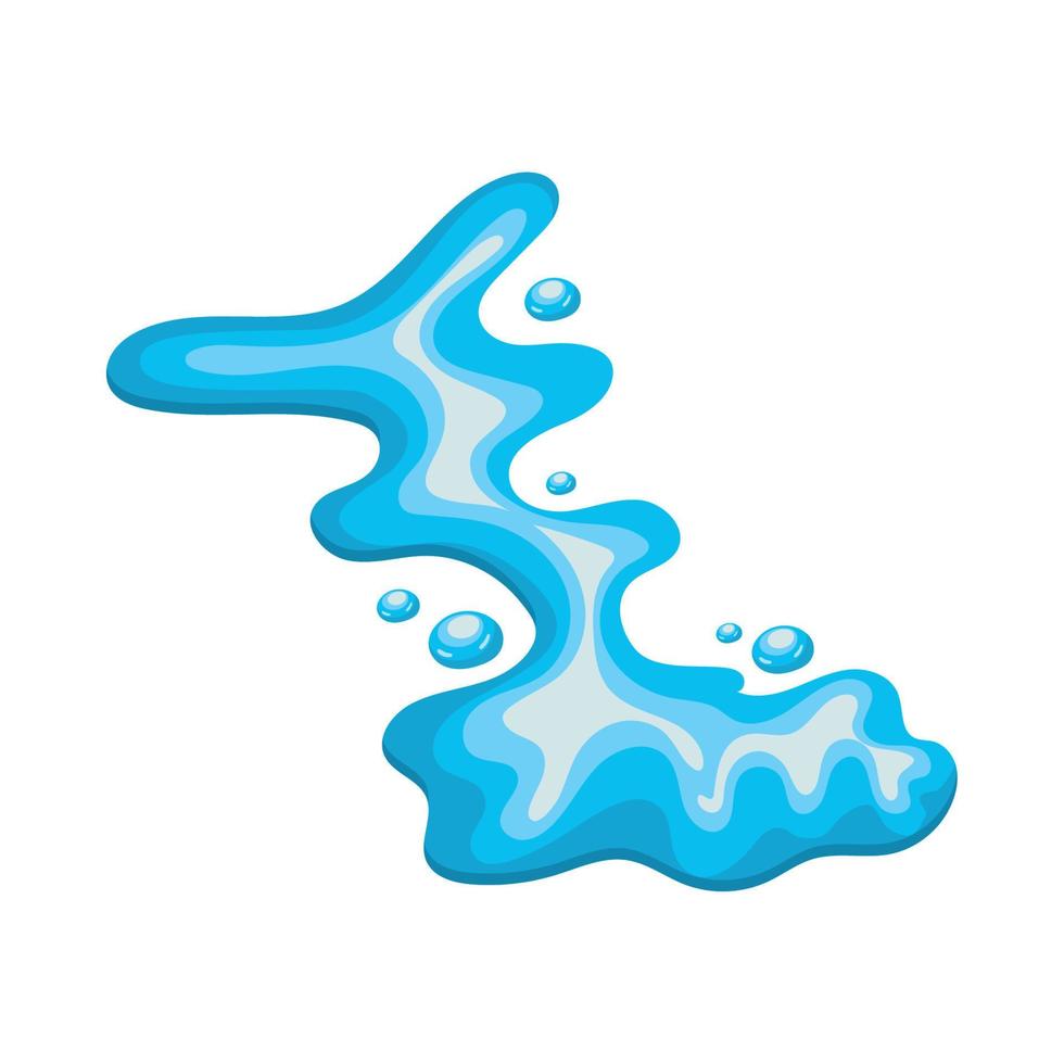 h2o splashes fluid vector