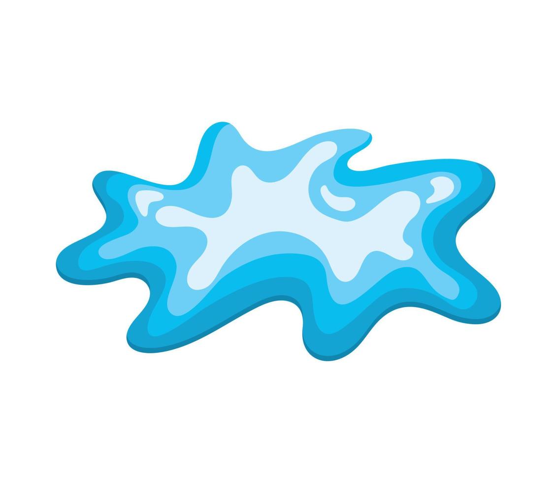 h2o splashes blue vector