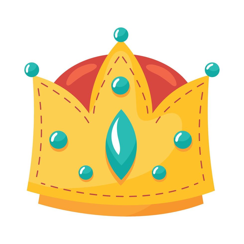 golden crown king vector