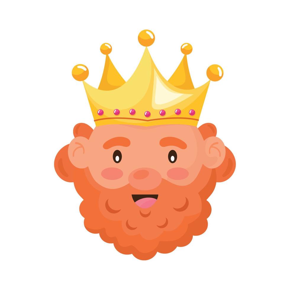 gaspar wise man head vector