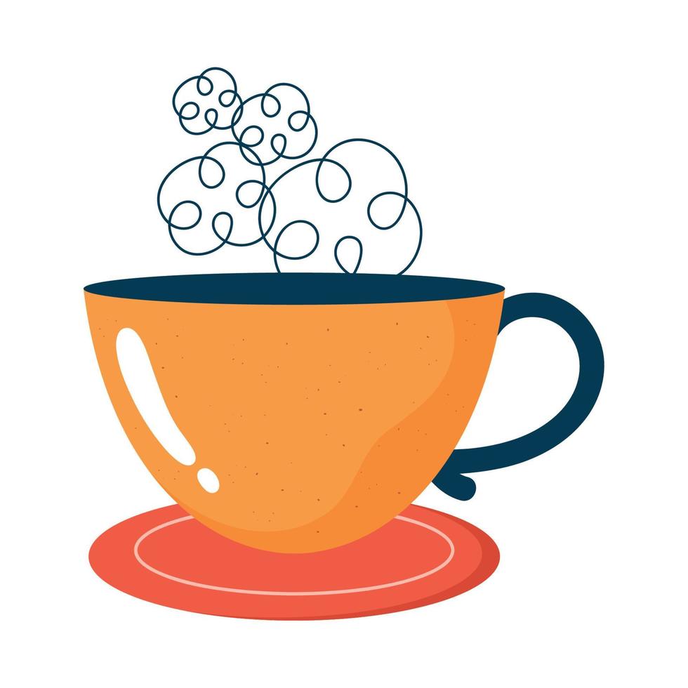coffee mug hot vector