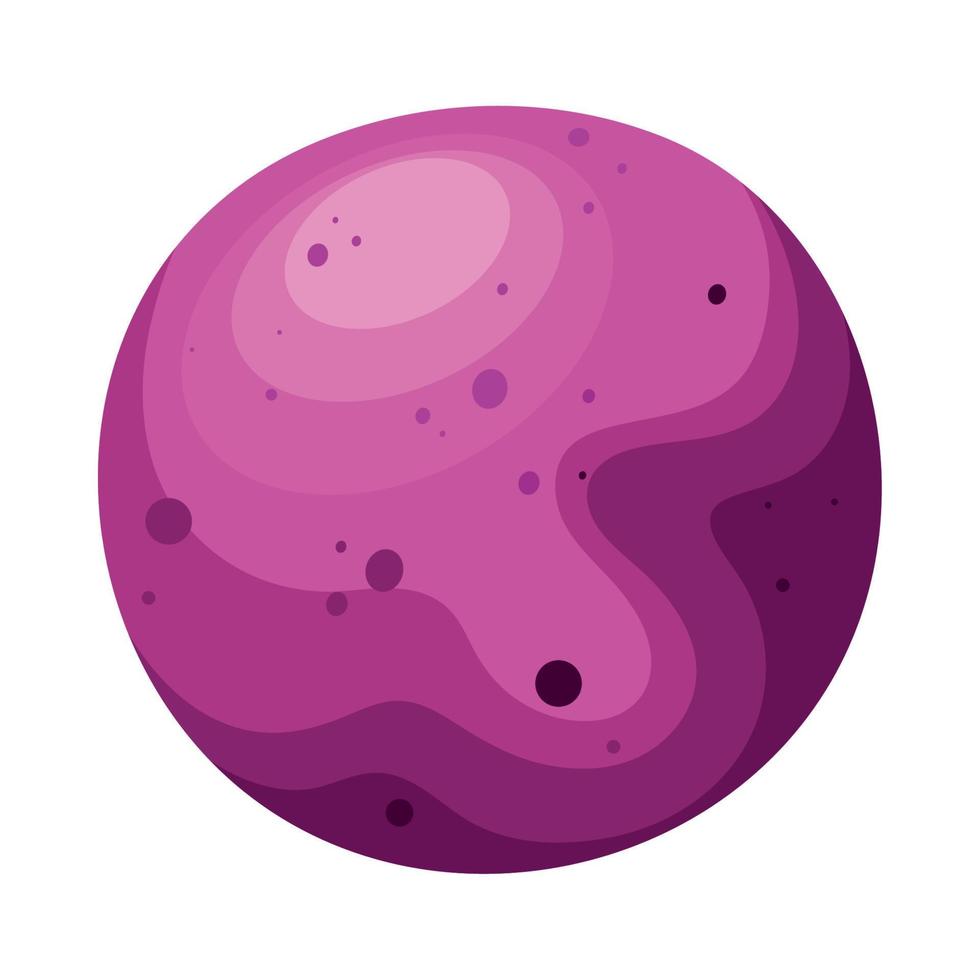 planet purple space outer 16762856 Vector Art at Vecteezy