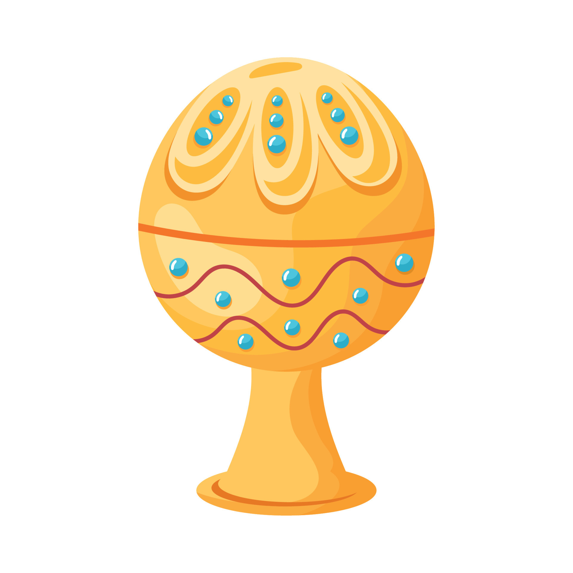 frankincense in golden pot 16762881 Vector Art at Vecteezy