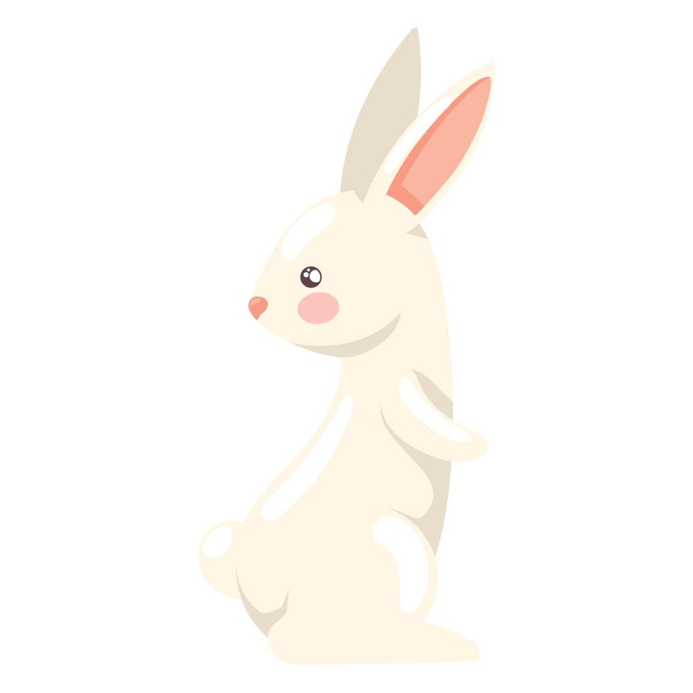 little white rabbit animal 16762901 Vector Art at Vecteezy