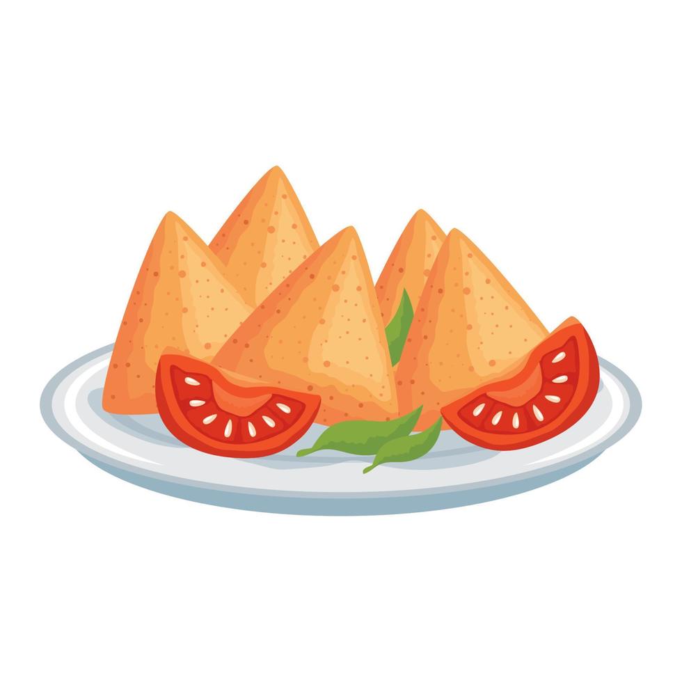 saag lohri traditional food vector