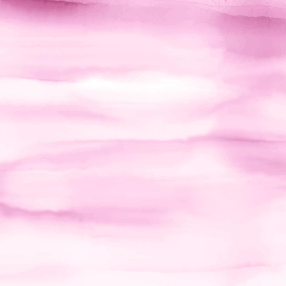 Hand painted pink watercolour texture background vector