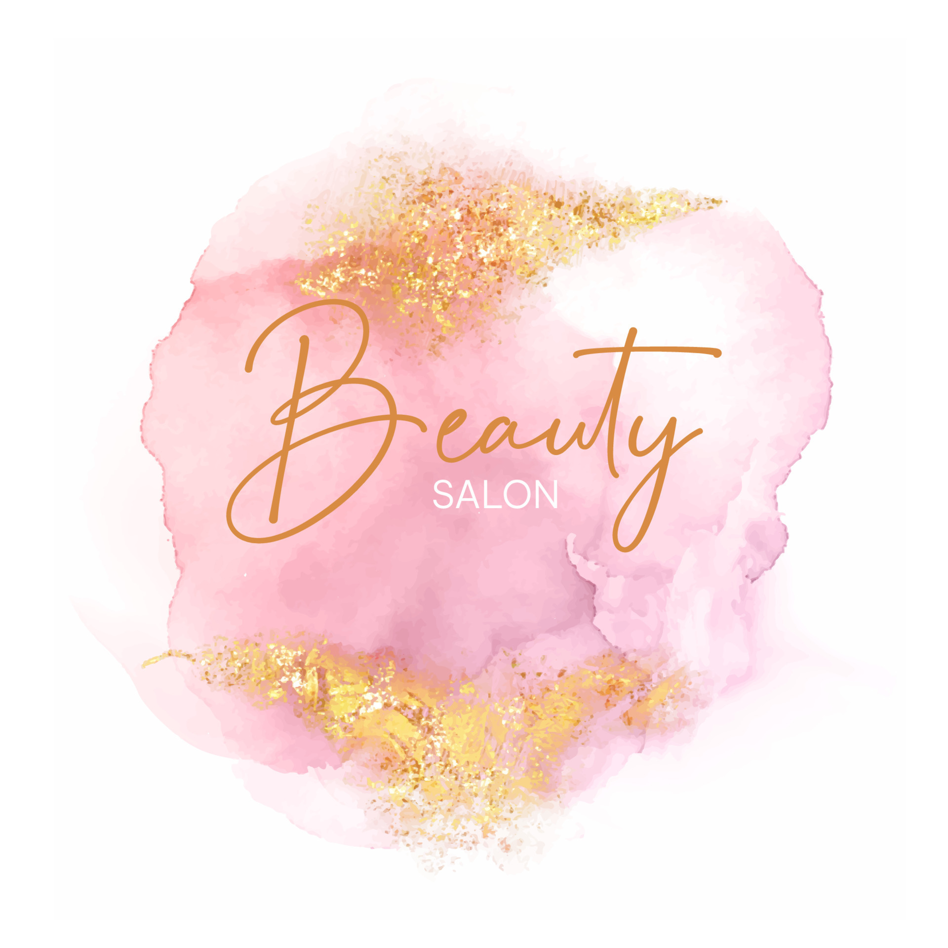 Elegant gold and pink logo design 16763085 Vector Art at Vecteezy