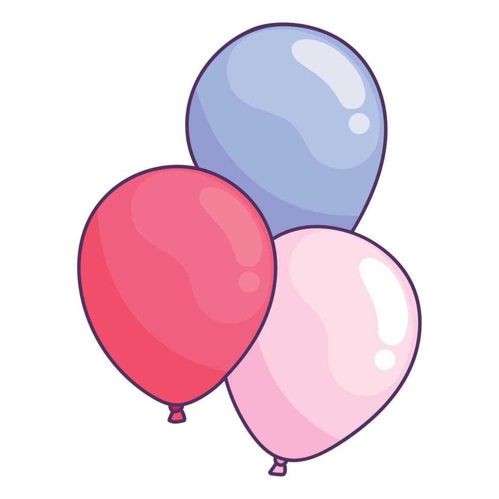 balloons helium floating vector