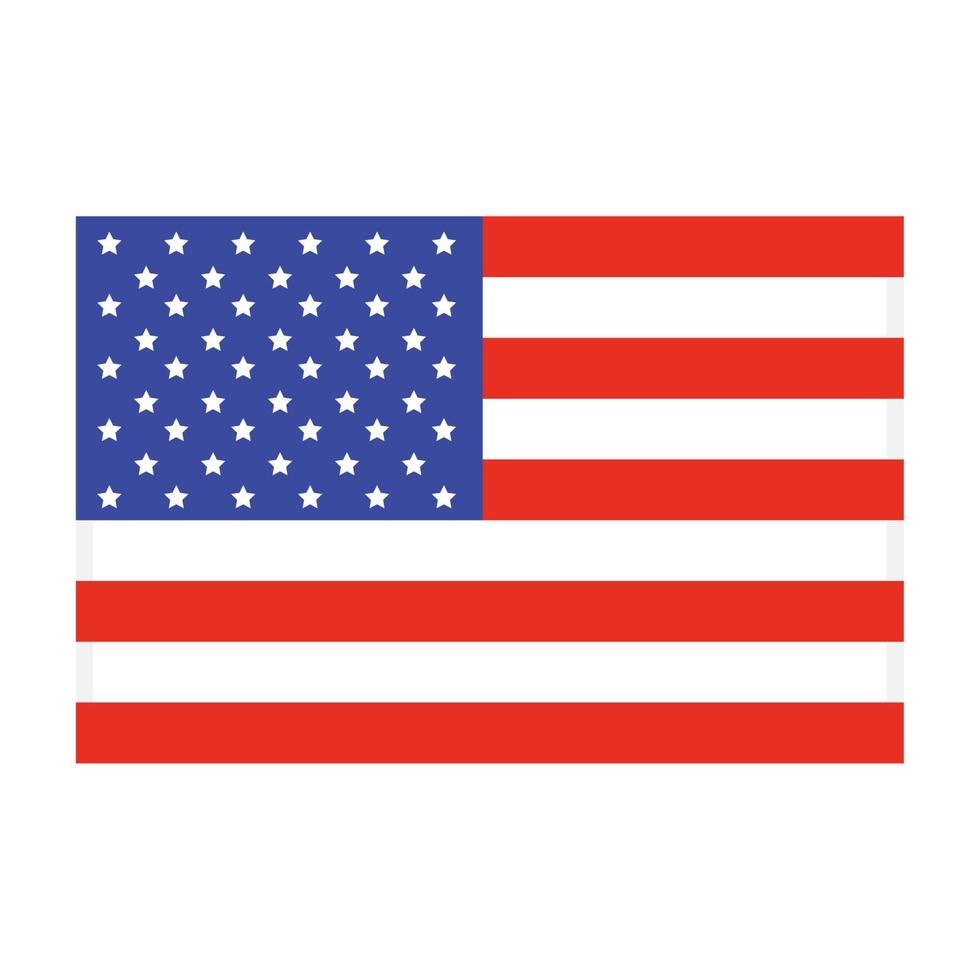 emblema de la bandera de estados unidos vector