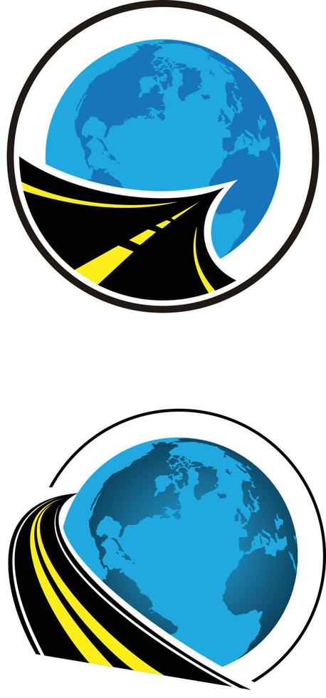 Road construction creative symbol layout vector