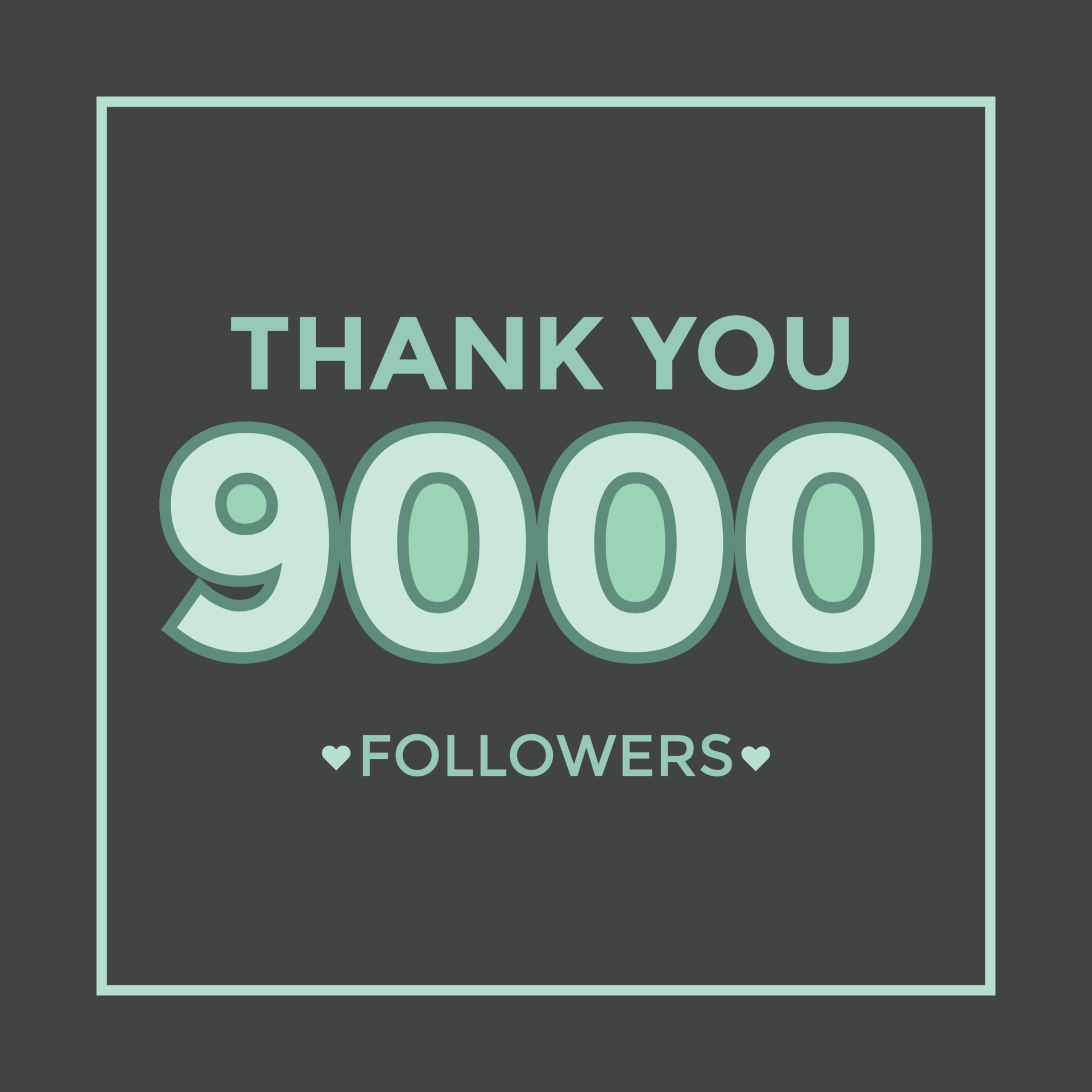 Celebration 9000 Subscribers Template For Social Media 9k Followers Celebration 9000 Subscribers Template For Social Media 9k Followers