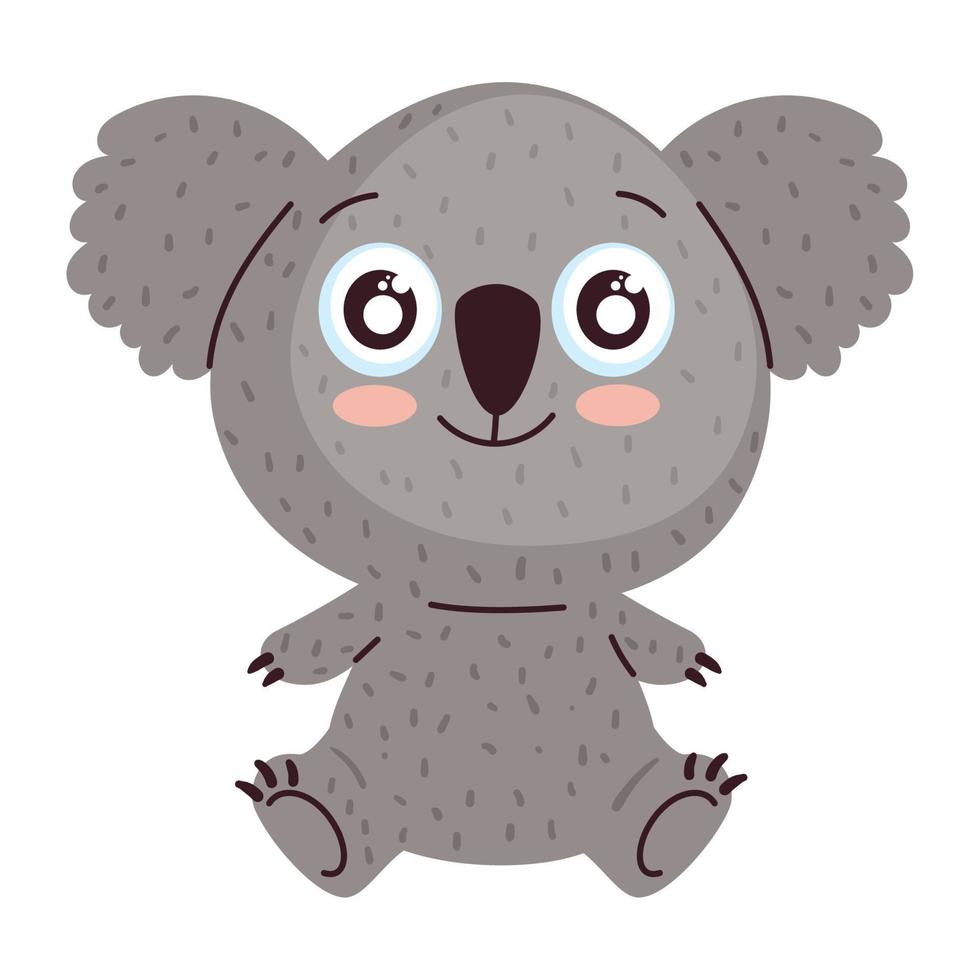 cute koala animal vector