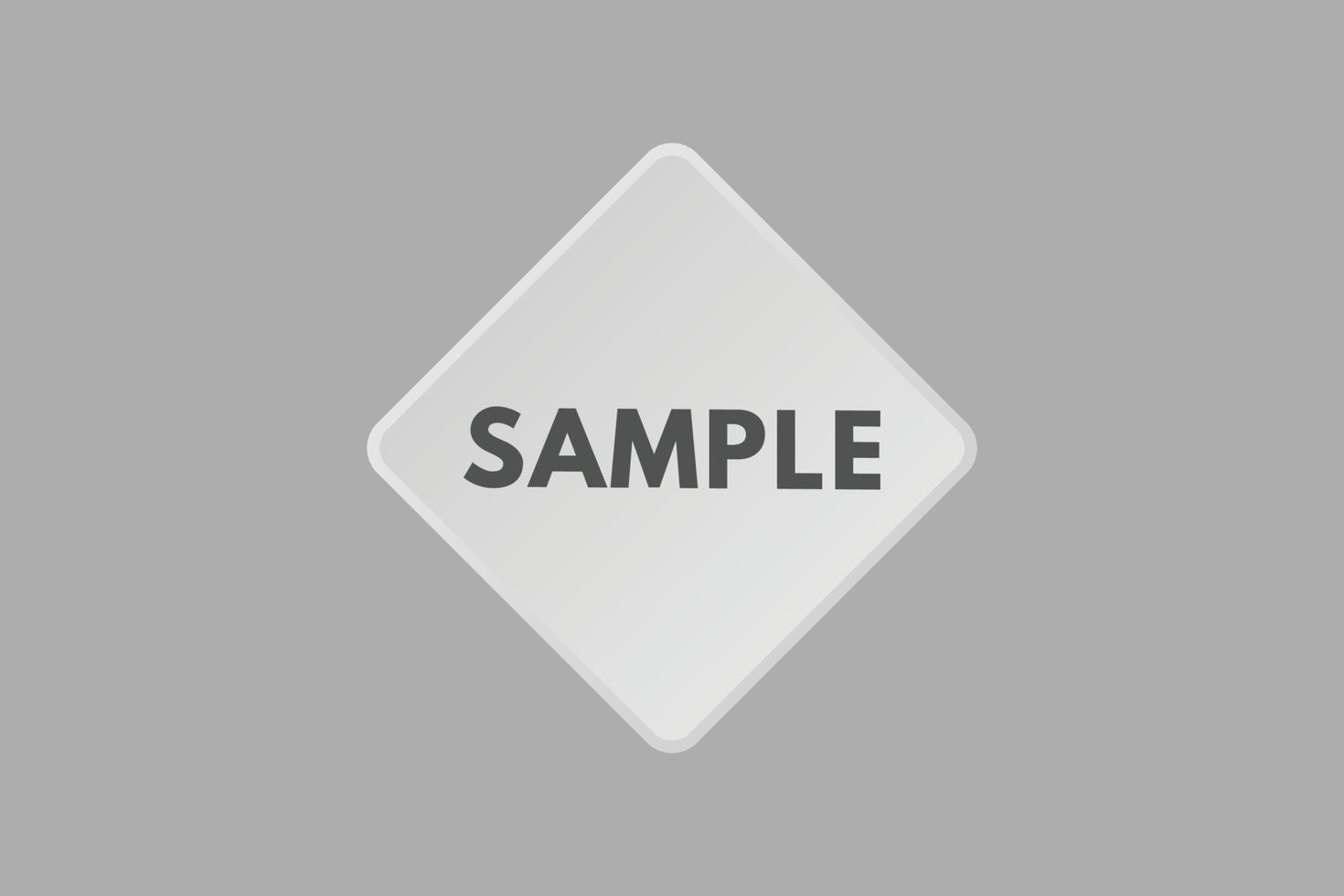 sample text Button. sample Sign Icon Label Sticker Web Buttons vector