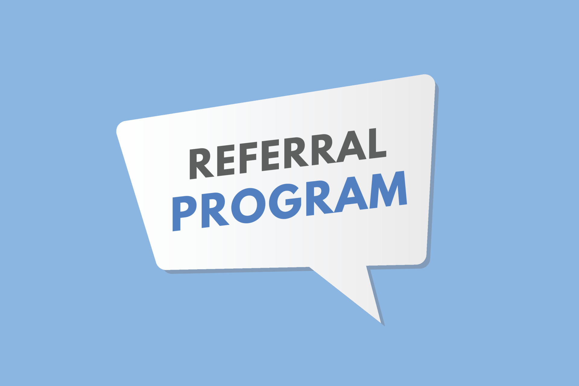 referral program text Button. referral program Sign Icon Label Sticker ...