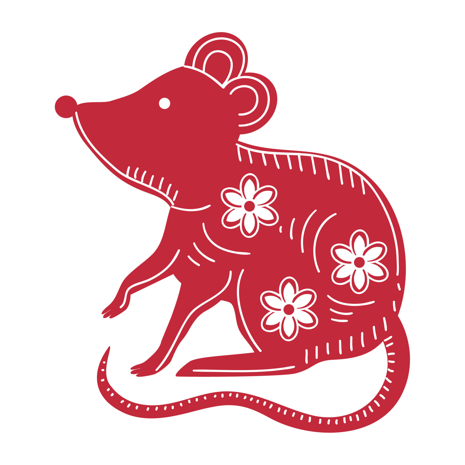 rat chinese zodiac animal 16763759 Vector Art at Vecteezy
