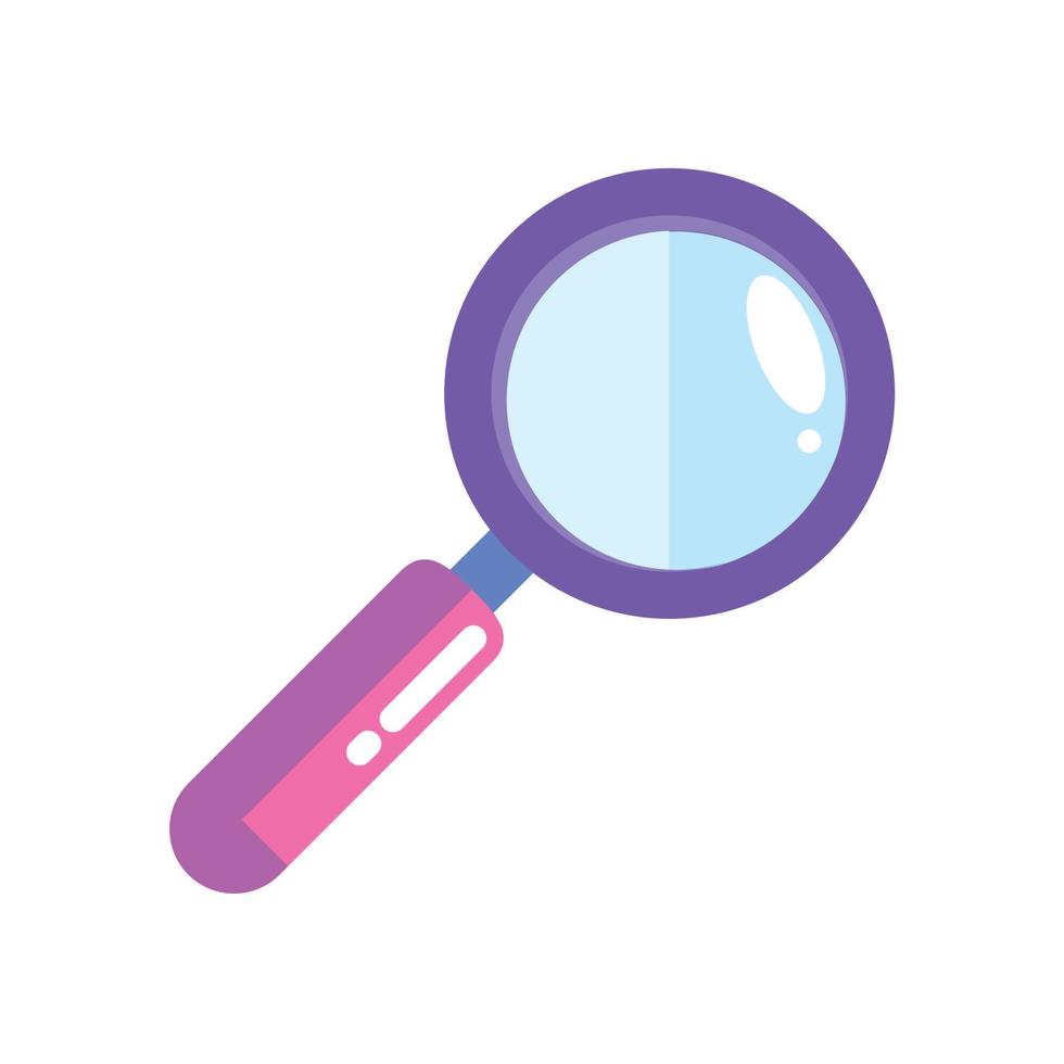 magnifying glass search vector