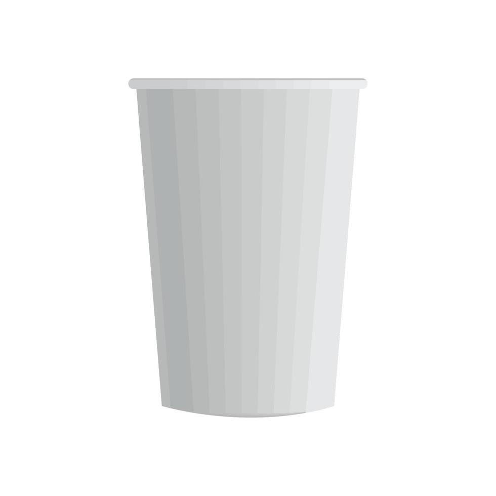 maqueta de taza blanca vector