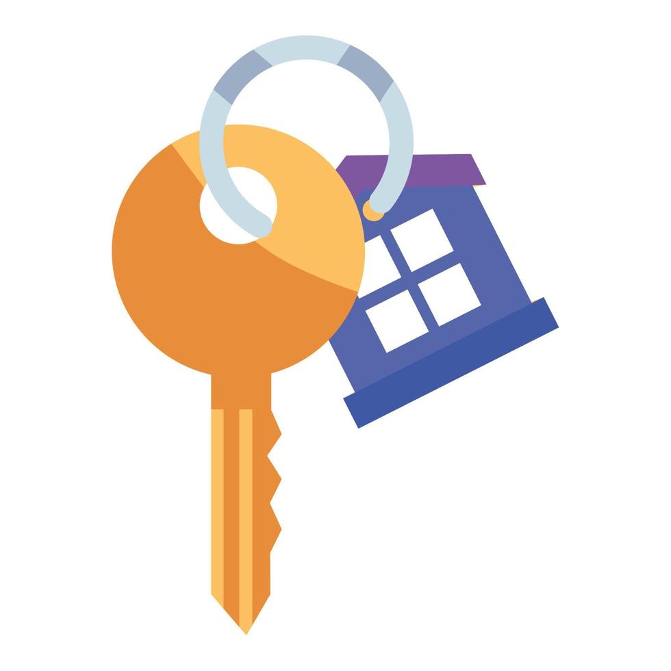 house key real estate vector