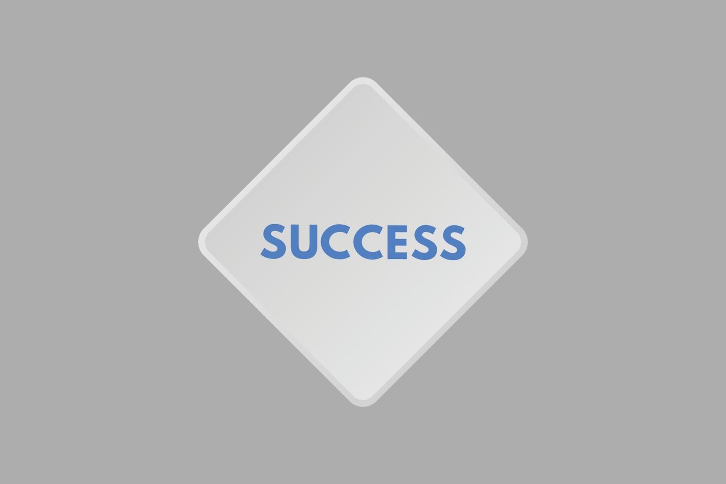 success text Button. success Sign Icon Label Sticker Web Buttons vector