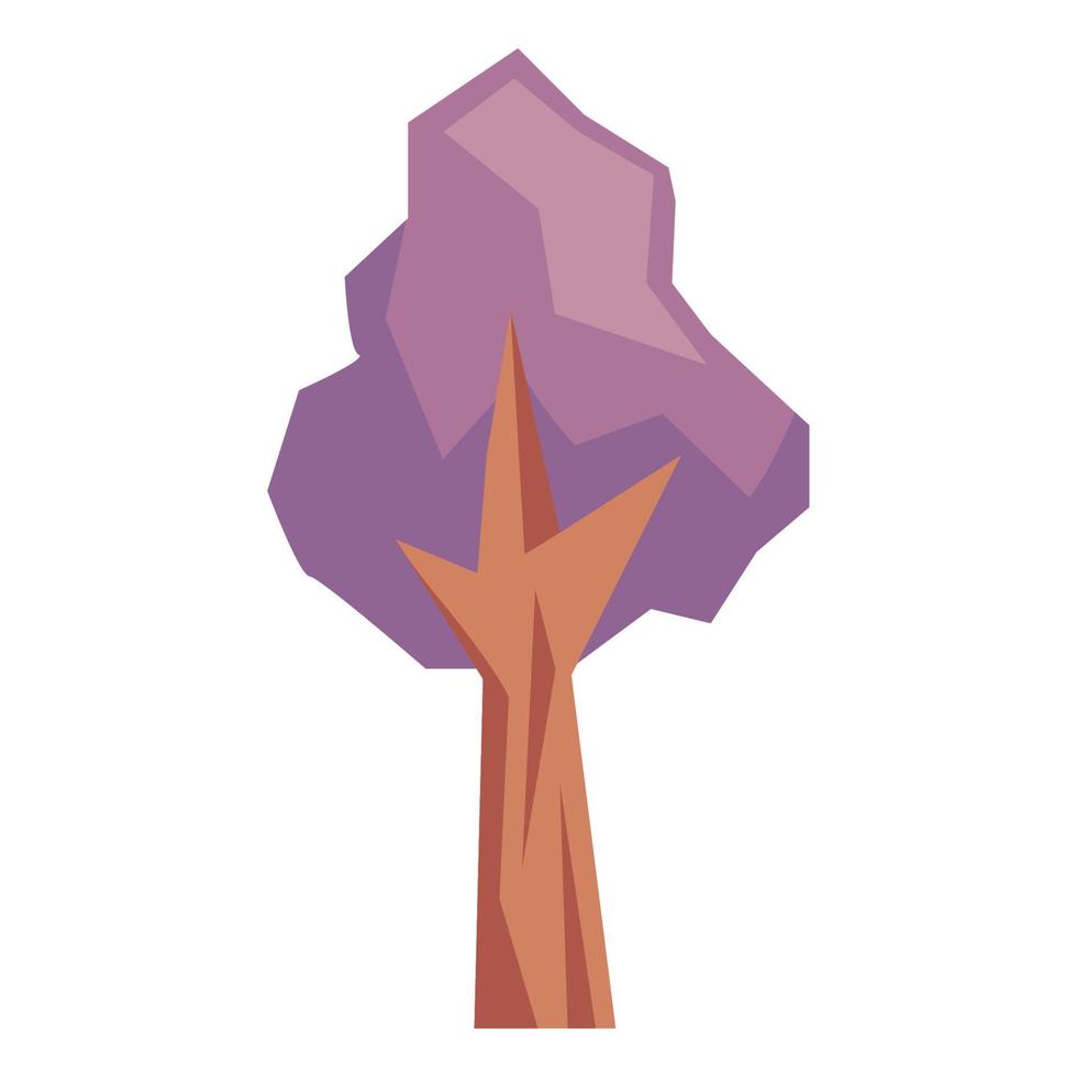 purple tree plant forest vector