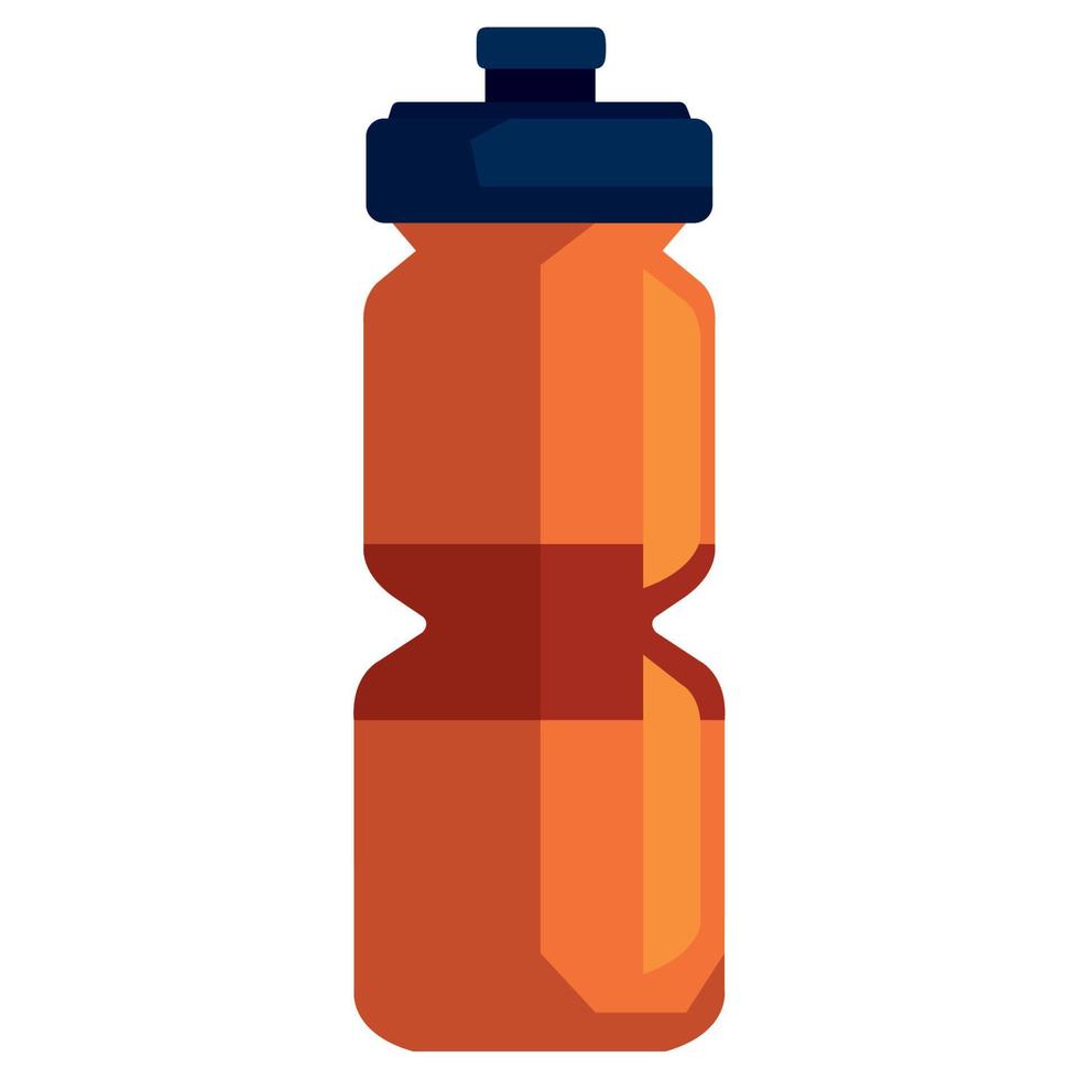 botella de agua de plástico gimnasio vector