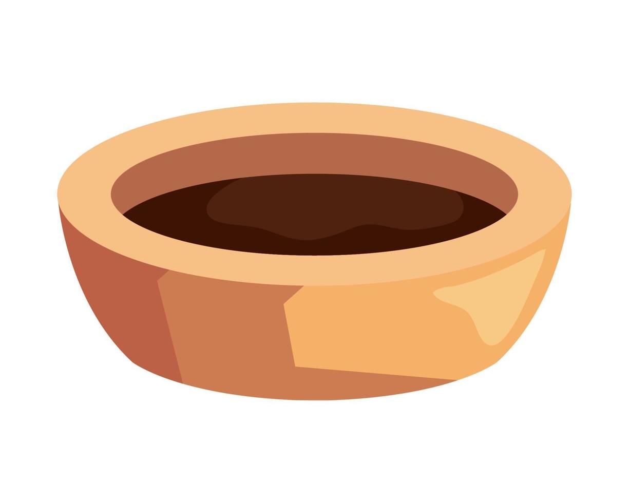 wood dish utensil vector