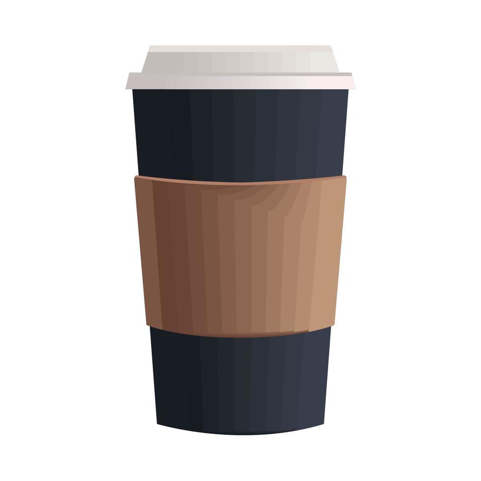 take away pot mockup vector
