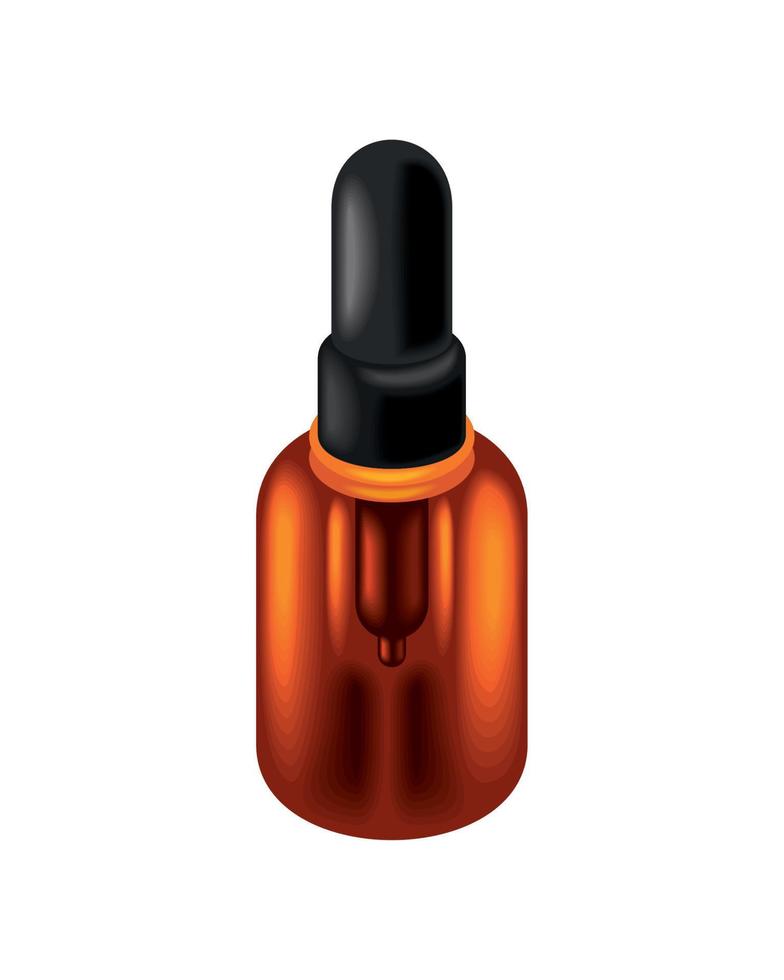 serum dropper bottle vector