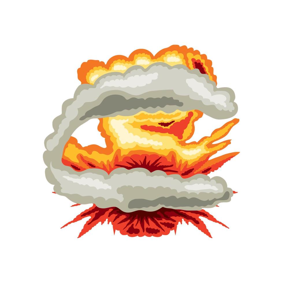 explosion burst icon vector