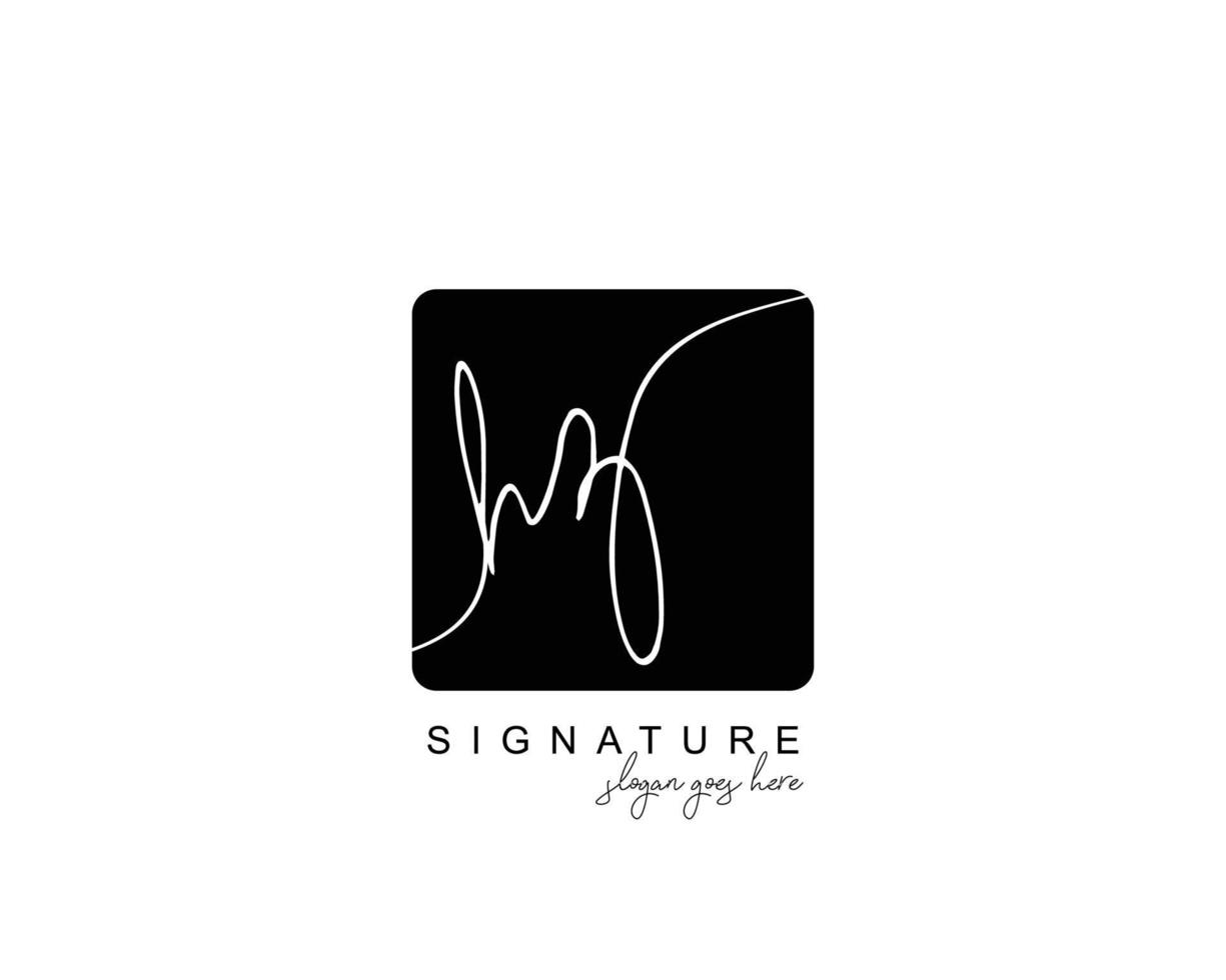 Initial HZ beauty monogram and elegant logo design, handwriting logo of initial signature, wedding, fashion, floral and botanical with creative template. vector