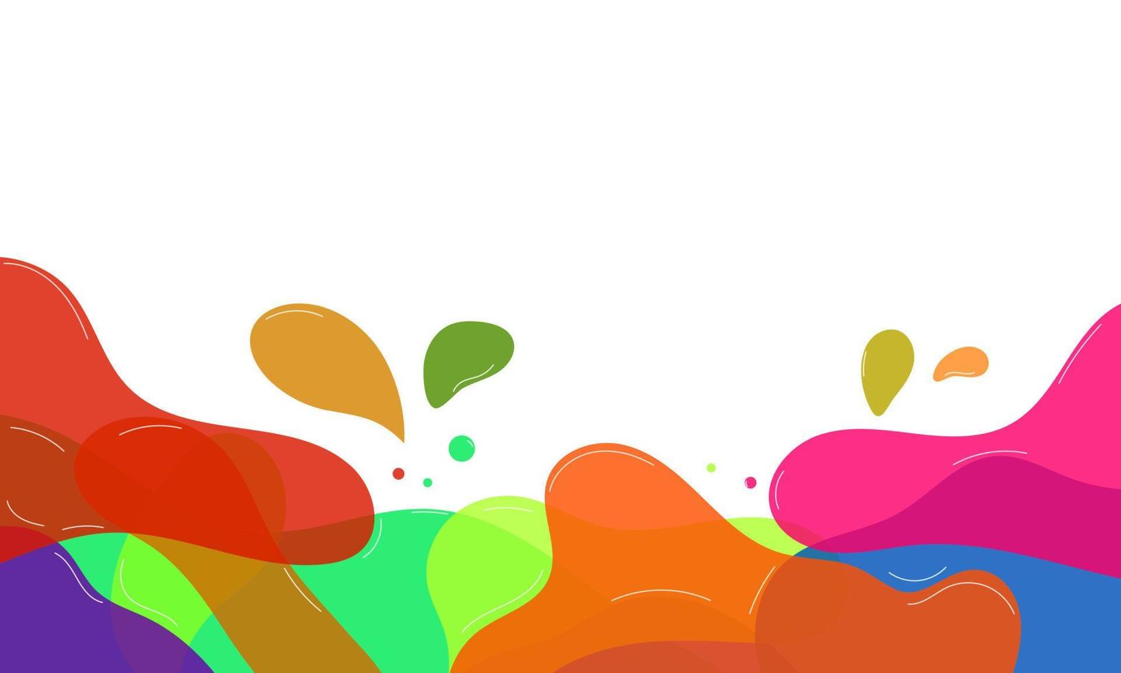 colorful splash background vector