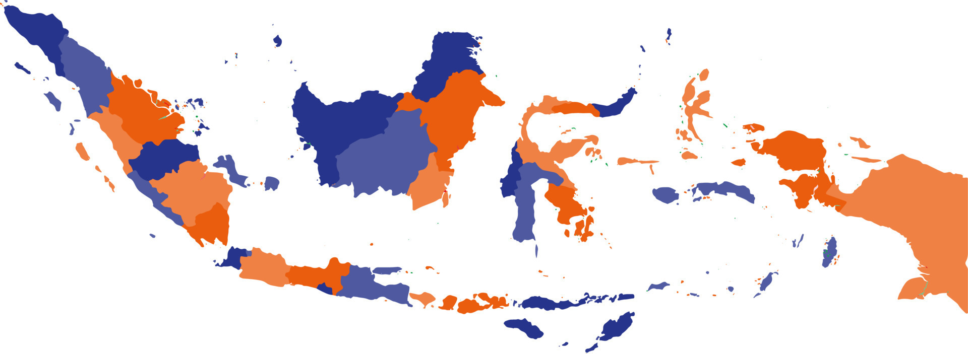 colorful vector indonesia map symbol 16764563 Vector Art at Vecteezy