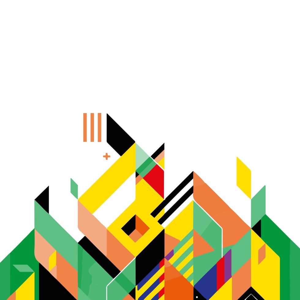 abstract geometric background vector