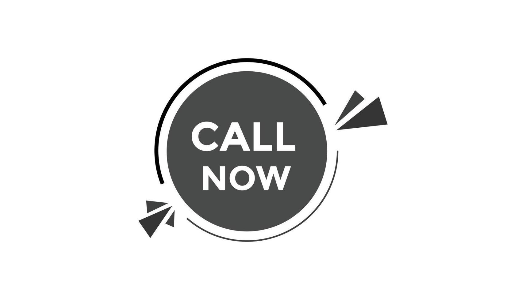 Call now button web banner templates. Vector Illustration
