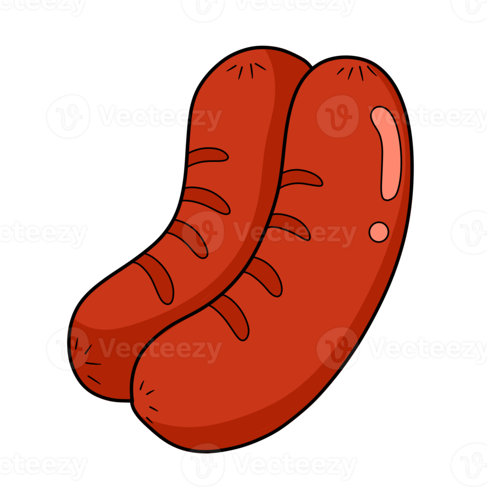 sausage fast food cartoon png