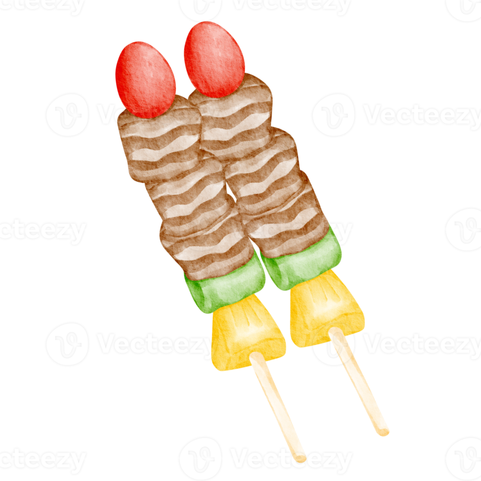 bbq veloce cibo acquerello png