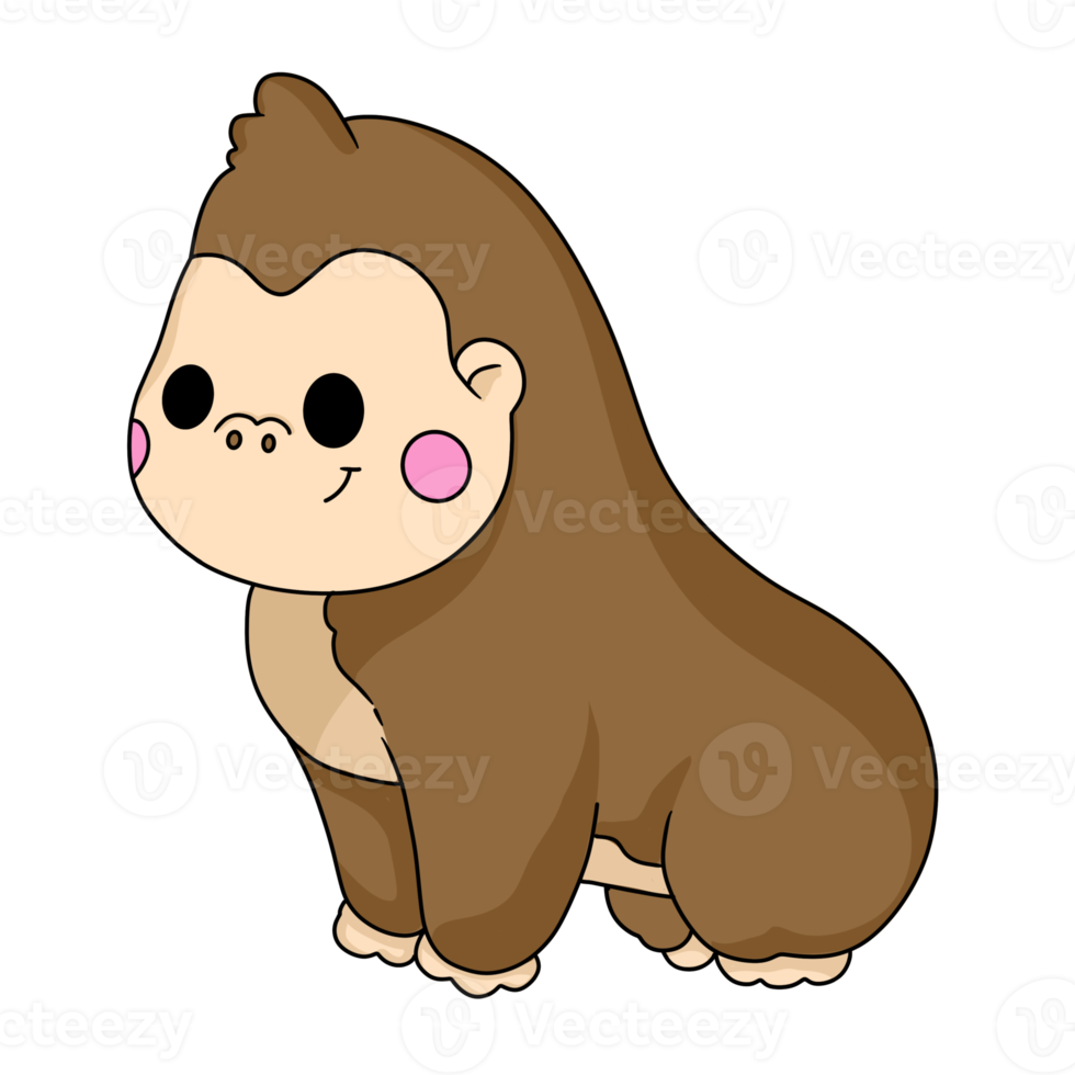 monkey cartoon animal png