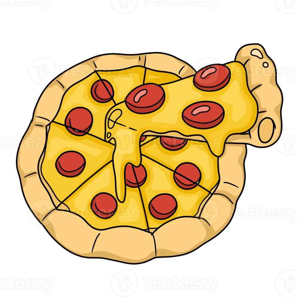 pizza fast food cartoon png