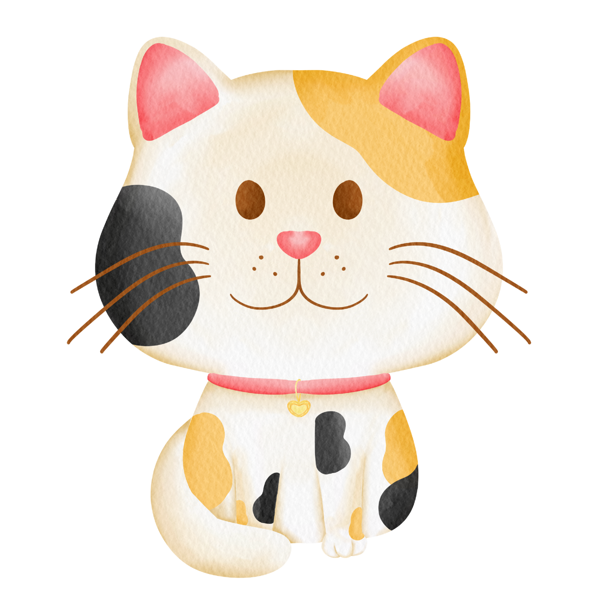 Gato Em Aquarela PNG Images, Vetores E Arquivos PSD