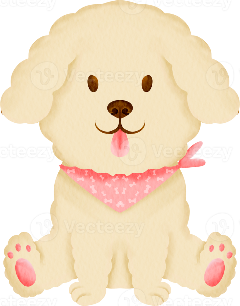 watercolor baby dog and puppy breed cute kids clip art collection png