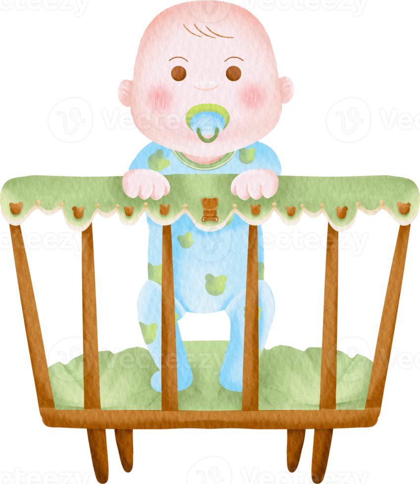 aquarelle bébé enfants enfants jouet clip art illustration nouveau né png