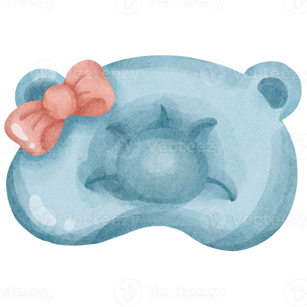 watercolor pillow baby png