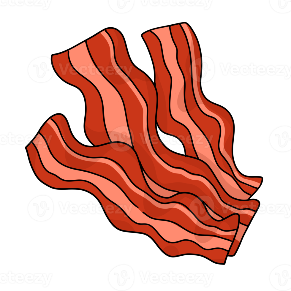 bacon fast food cartoon 16765984 PNG