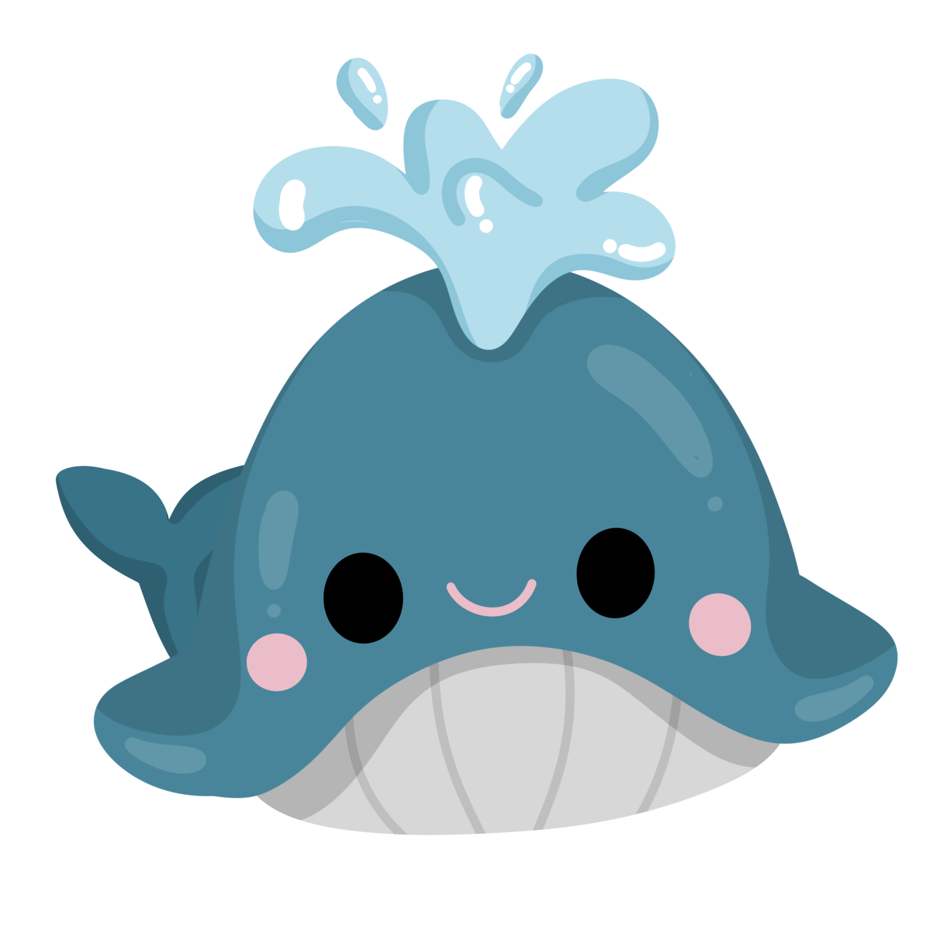 animated whale clipart png