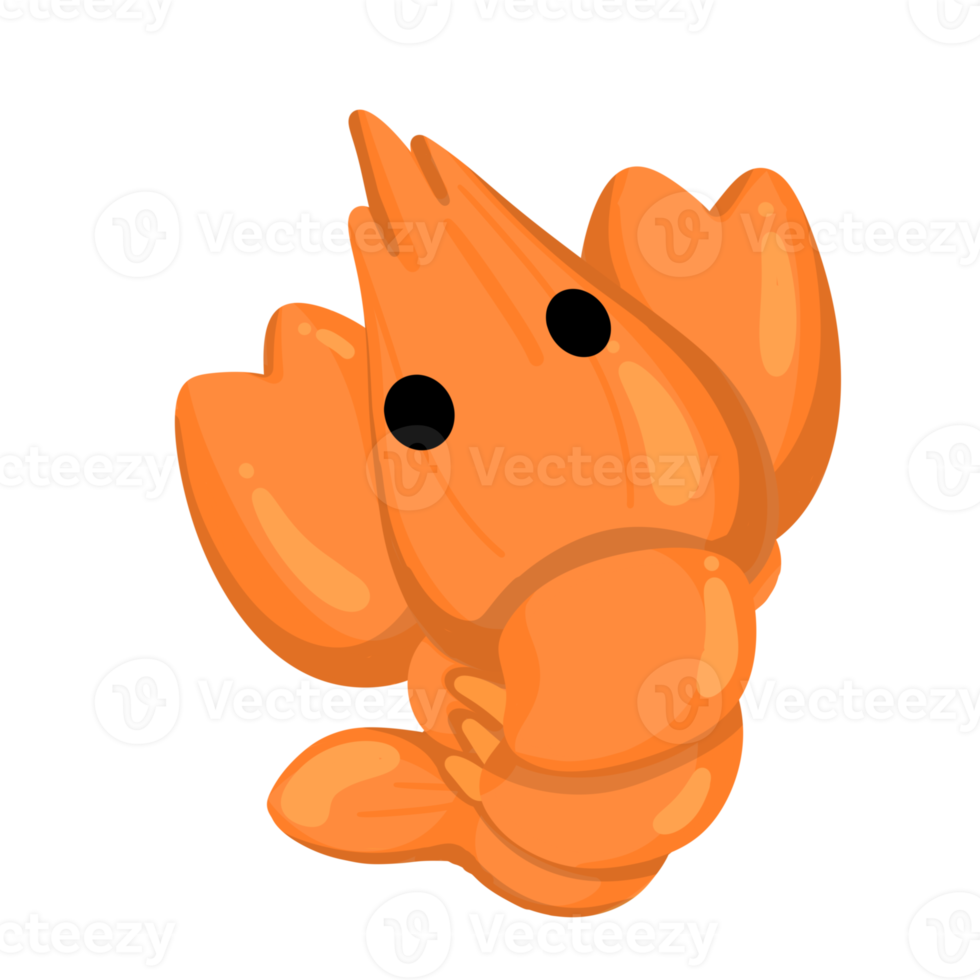 lobster cartoon cute sea animal png