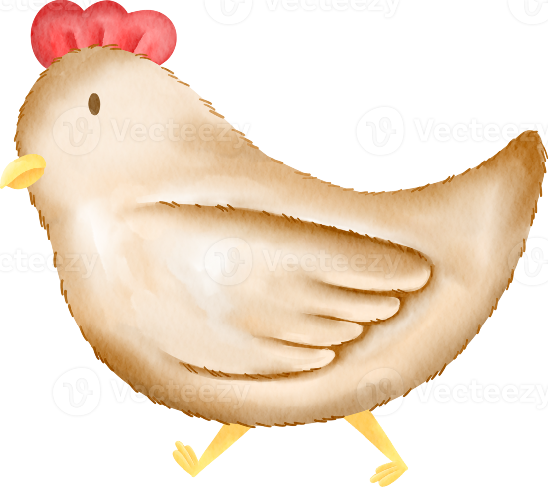 aquarell landmaschinen werkzeug element sammlung set ernte clip art huhn png