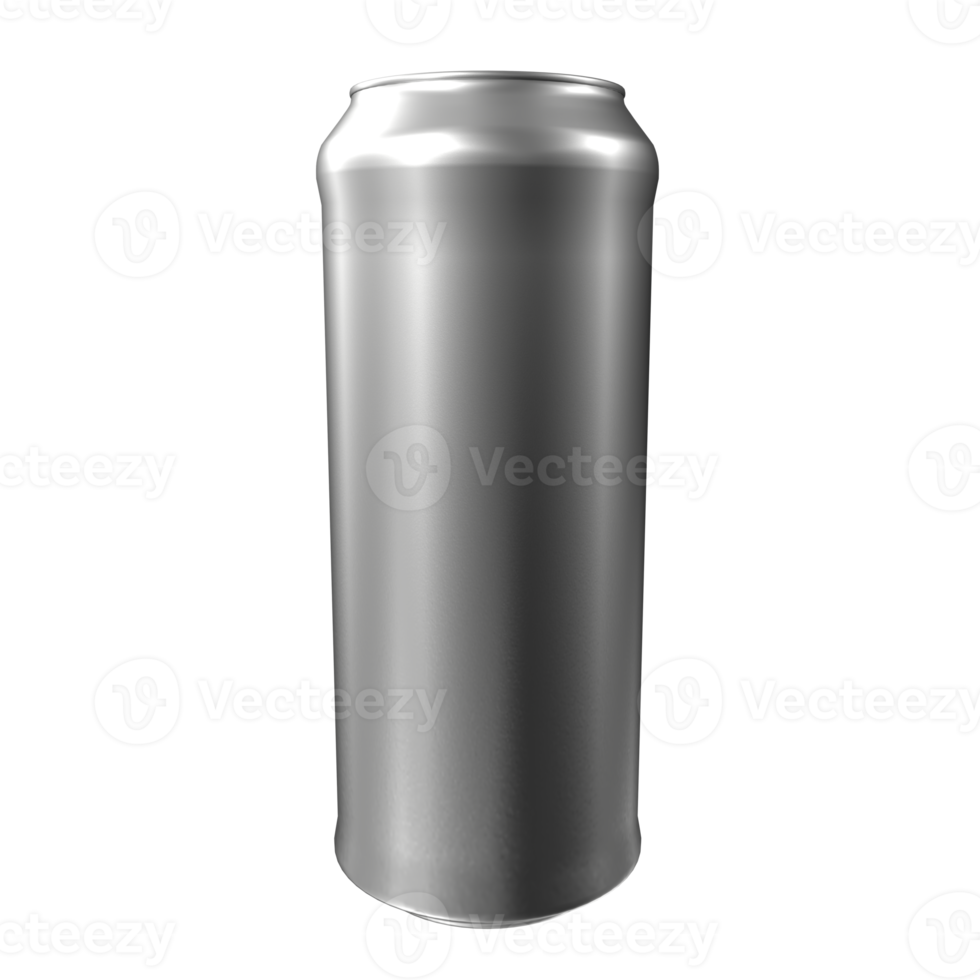 3d rendering of beverage can object png