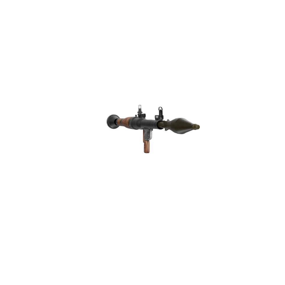 Rpg military gun isolated on background png