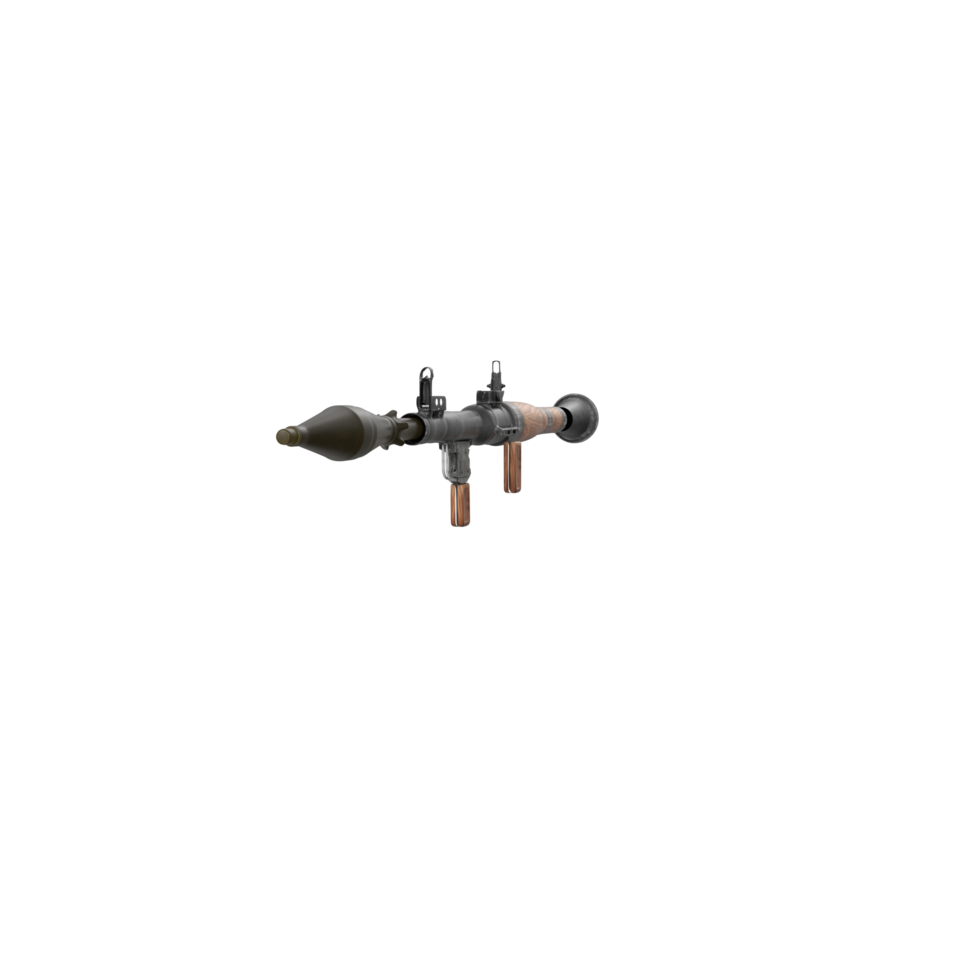 Rpg military gun isolated on background png
